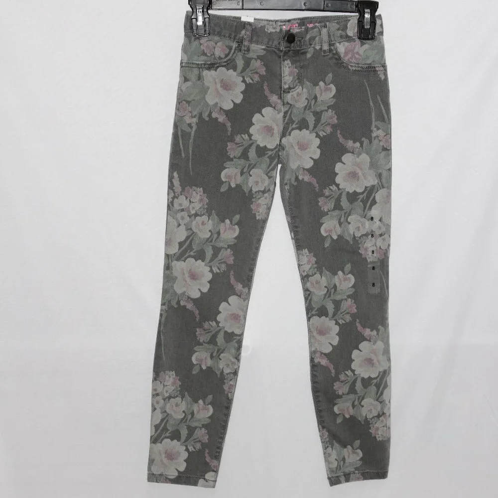 The Children's Place Gray Floral Jeggings